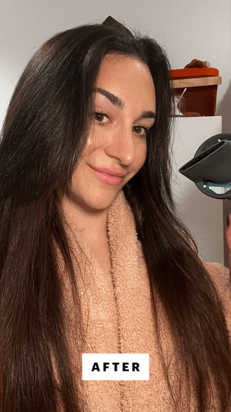 Wohlner after using the LOral Professionel AirLight Pro