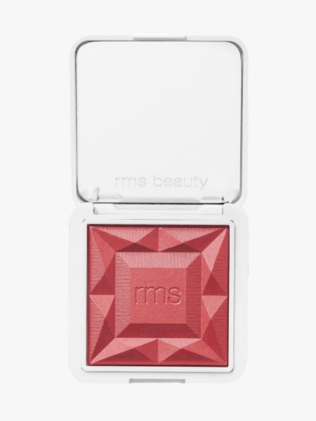 RMS Beauty ReDimension Hydra Powder Blush in branded component on a light gray background